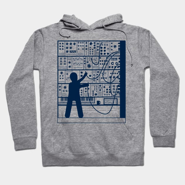 Modular Synthesizer Hoodie by Mewzeek_T